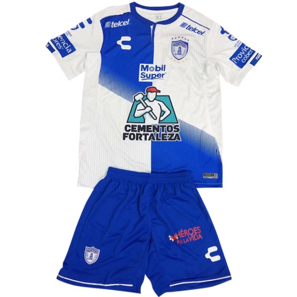 Camiseta Pachuca 1ª Niños 2018/19 Azul Blanco